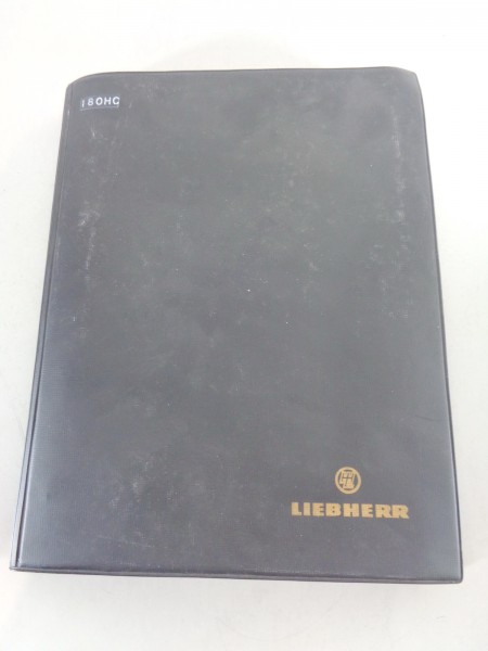 Betriebsanleitung + Teilekatalog Liebherr Turmdrehkran 180 HC Stand 10/1976