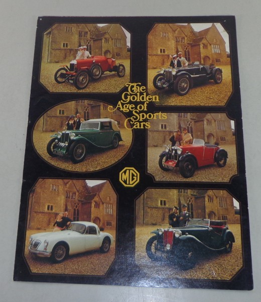 Prospekt / Brochure MG MGB/GT / MGB / Midget Stand 12/1974