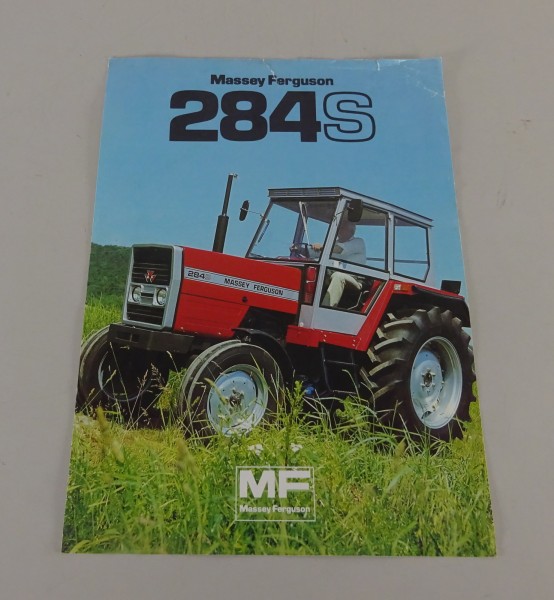 Prospektblatt / Broschüre Massey Ferguson MF 284 S inkl. Allrad Stand 01/1984