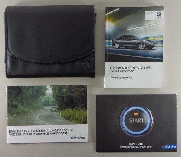Owner's Manual + Wallet BMW 4-Series Coupé F32 2015