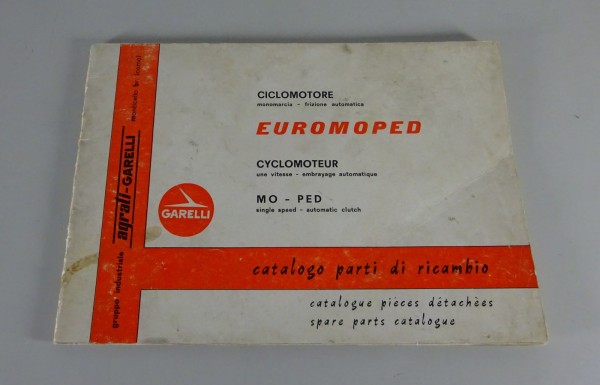 Catalogo ricambi / Parts catalogue Garelli Euromoped '05/1968