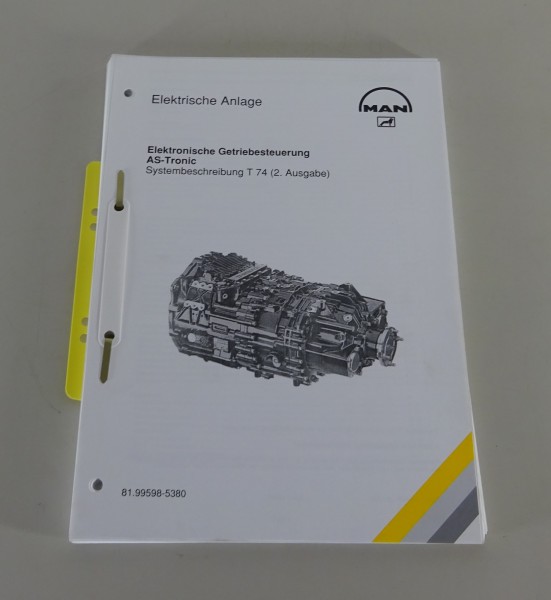 Werkstatthandbuch MAN elektronische Getriebesteuerung AS-Tronic Stand 03/2002