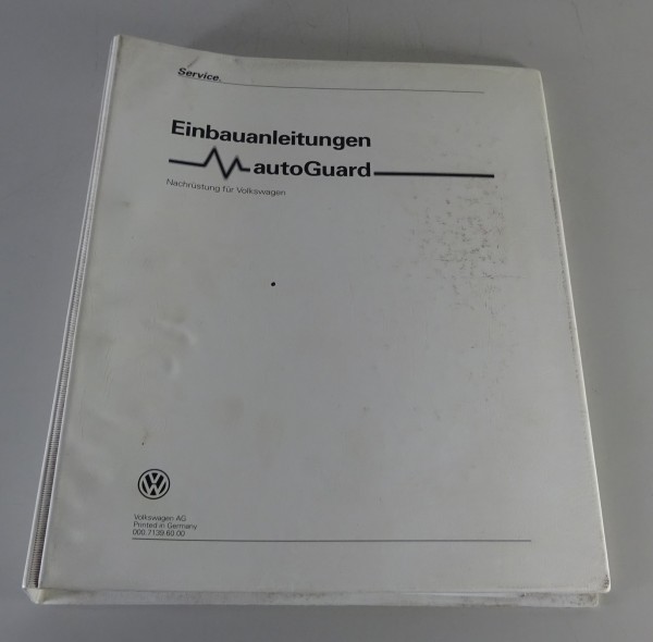 Einbauanleitung Wegfahrsperre autoGuard VW Golf I Cabrio Golf III Vento Passat