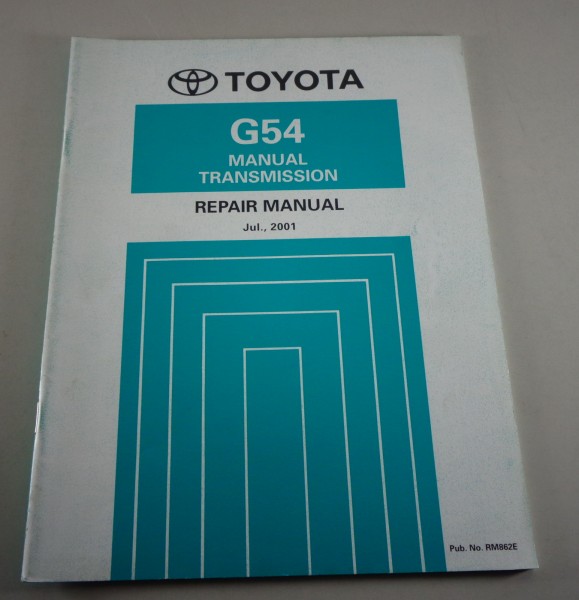 Workshop Manual Toyota G54 5-speed-transmission for Toyota Dyna 100/150 7/2001