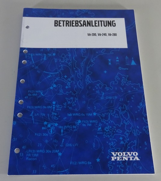Betriebsanleitung Volvo Penta Motoren V6-200 / V6-240 / V6-280 Stand 05/2016