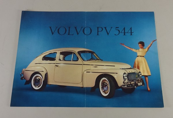Prospektblatt Volvo PV 544 Stand 04/1959 - englisch (USA)