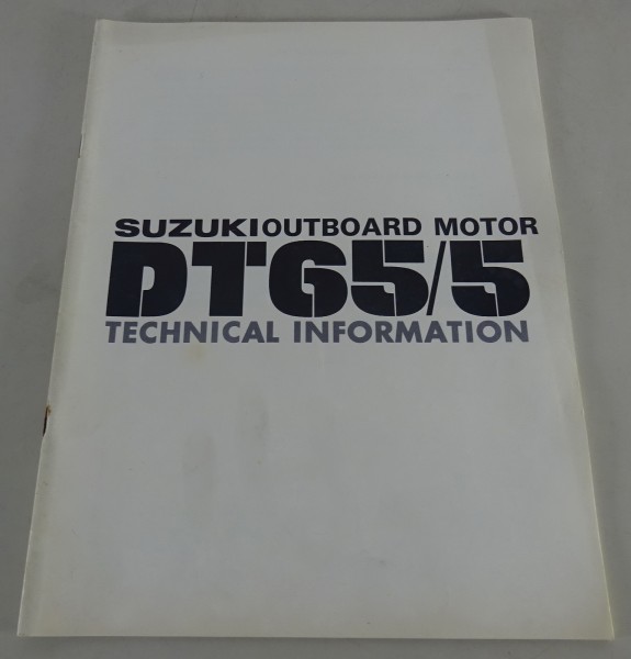 Workshop Manual / Technical Information Suzuki Außenbordmotor DT 65 / 5 von 1978