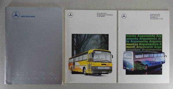 Prospekt + Mappe Mercedes-Benz Omnibus O 303 / Kombi-Linien-Omnibus O 303 KHP-L