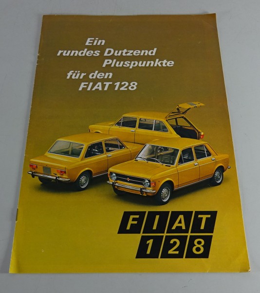Prospekt / Broschüre Fiat 128 Stand 11/1970