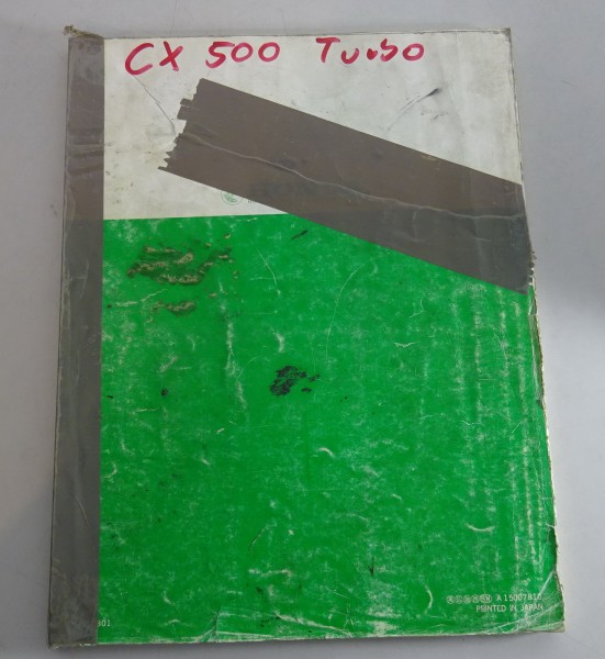 Werkstatthandbuch Ergänzung Honda CX 500 Baujahre 1981-1982