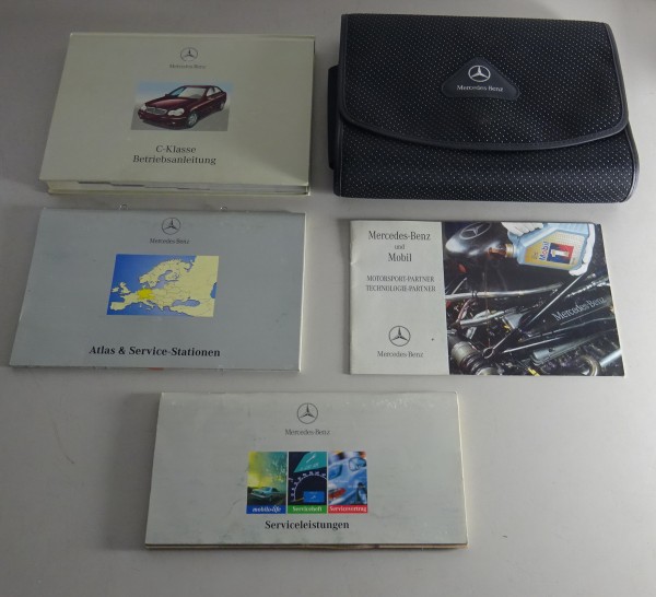 Bordmappe + Betriebsanleitung Mercedes C-Klasse W203 C180 C200 C320 von 12/1999