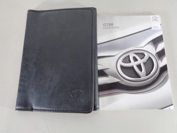 Owner's Manual / Handbook + Wallet Toyota GT86 printed 2016