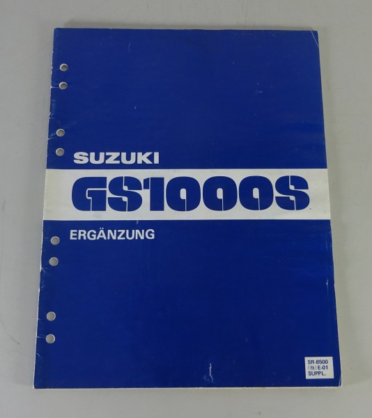 Werkstatthandbuch / Ergänzung Suzuki GS 1000 S from 03/1979