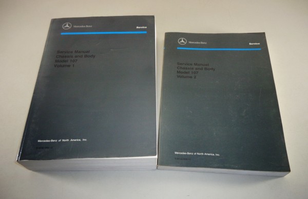 Workshop Manual Mercedes Benz R107 / C107 350 / 450 / 380 / 560 SL + SLC 1972-89