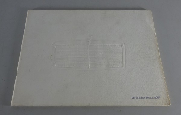 Prospekt / Broschüre Mercedes-Benz USA 1980 W123 W116 R107 C107 Stand 1980