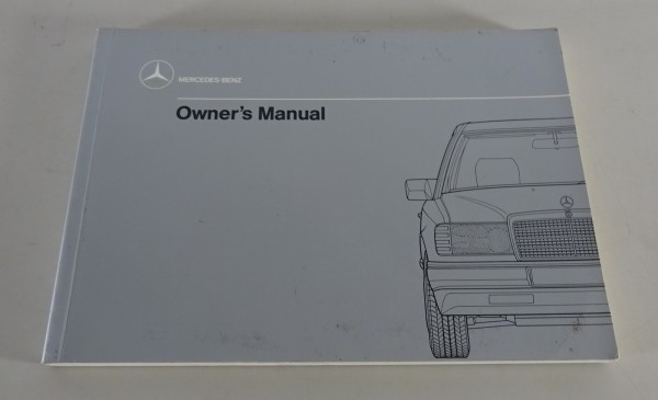 Owner's Manual Mercedes Benz W124 200 230 260 300 E/E-24/CE/CE-24/4Matic '7/1989