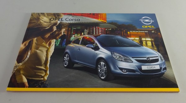 Prospekt / Broschüre Opel Corsa D Stand 07/2008
