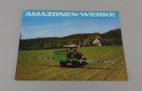 Prospekt / Broschüre Amazone 16-Düsen-Streuer JET 801 / 1201 Stand 02/1982