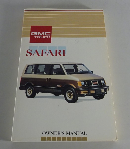 Owner´s Manual / Handbook GMC Safari Stand 1991