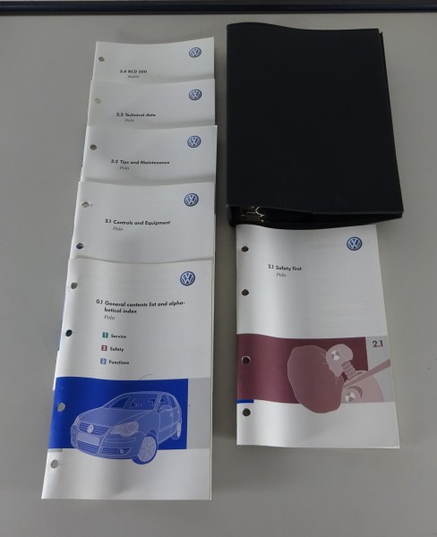 Owner's Manual / Handbook + Wallet VW Polo IV Typ 9N3 from 05/2007