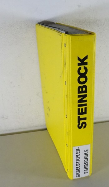 Schulungsunterlagen Steinbock Boss Gabelstapler inkl. Overhead Folien von 04/83