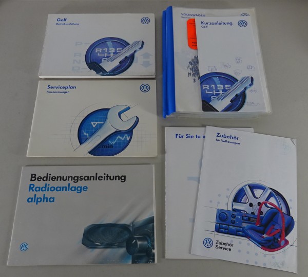 Bordmappe + Betriebsanleitung / Handbuch VW Golf 3 / III Stand 01/1997