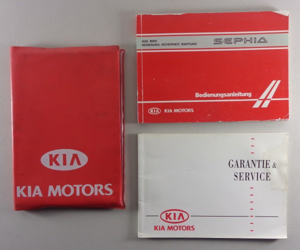 Bordmappe + Betriebsanleitung Kia Sephia 1995