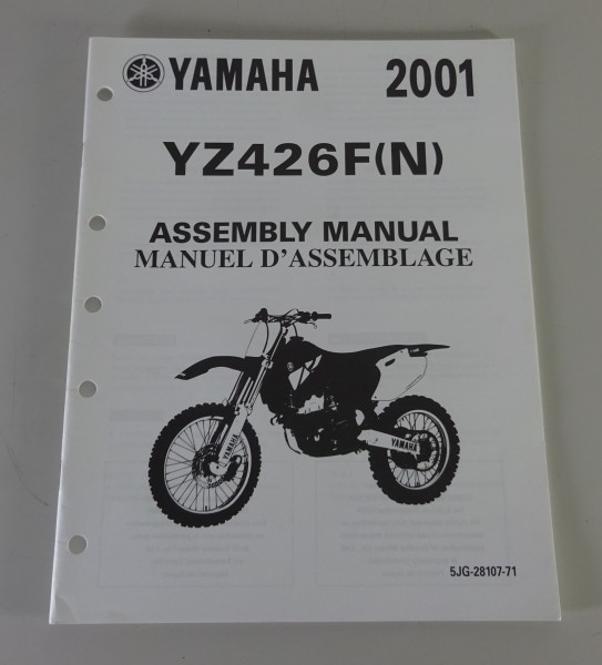 Montageanleitung / Manuel d´Assemblage Yamaha YZ 426 F (N) von 2001