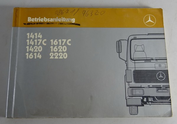 Betriebsanleitung Mercedes NG 80 mit OM 366 1414 / 1417C / 1420 etc. von 02/1988