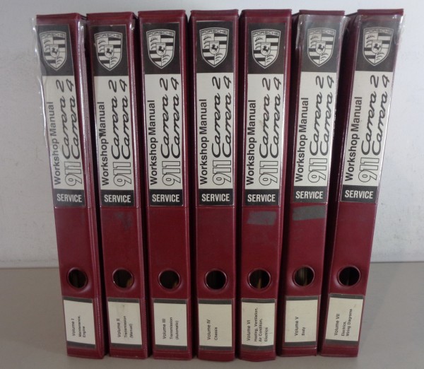 Workshop Manual / Repair Manual Porsche 911 Carrera 2/4 Type 964 from 1993