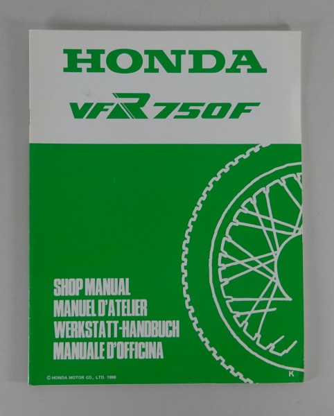 Werkstatthandbuch Ergänzung / Shop Manual / Honda VFR 750F Stand 1988