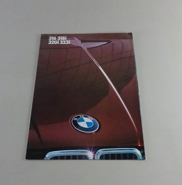 Prospektposter / Prospekt BMW 3er E30 | 316 / 318i / 320i / 323i Stand 01/1982