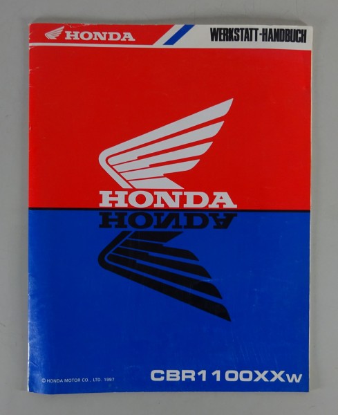 Werkstatthandbuch Ergänzung Honda CBR 1100 XX Super Blackbird Stand 07/1997