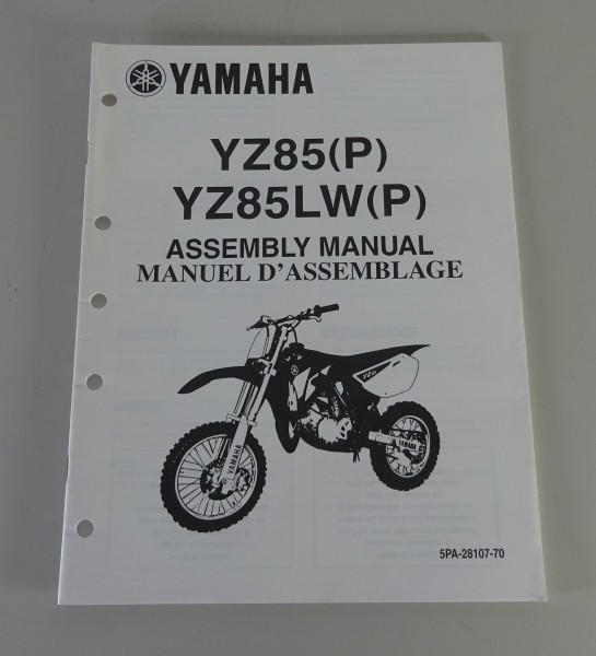 Montageanleitung / Assembly Manuel Yamaha YZ 85 (P) / YZ 85 LW (P) Stand 05/2001