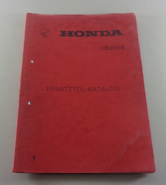 Teilekatalog / Ersatzteilkatalog Honda CB 200 B