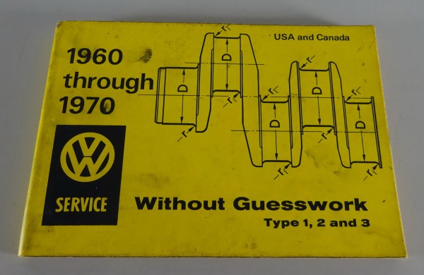 Handbuch Instandhaltung VW Käfer, Transporter, Karmann Ghia USA+Canada 1960-1970