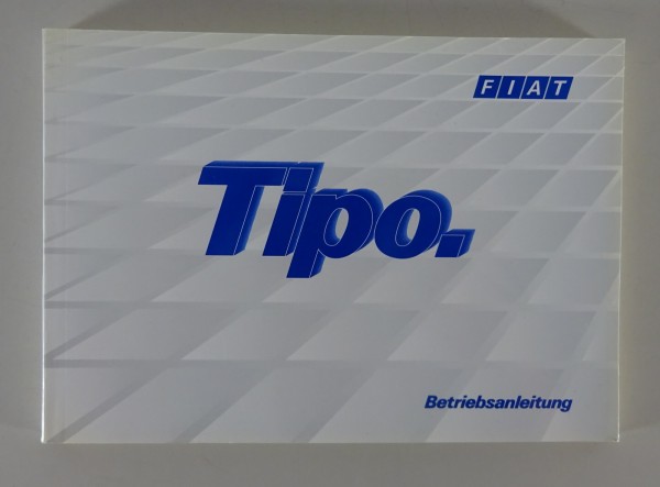 Betriebsanleitung / Handbuch Fiat Tipo von 02/1992