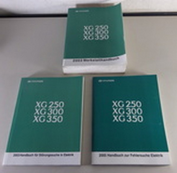 Werkstatthandbuch Konvolut Hyundai XG 250 / 300 / 350 Baujahr 2003 - 2005