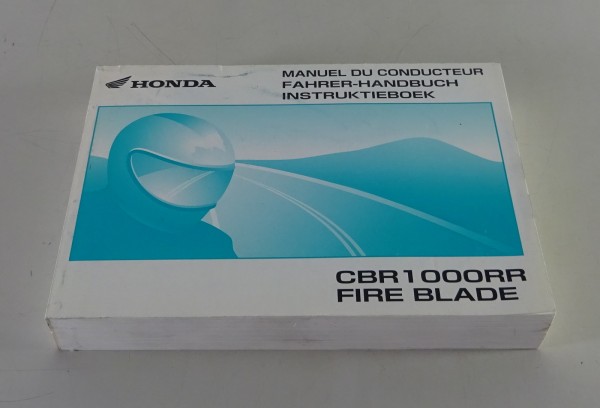Betriebsanleitung / Instruktieboek Honda CBR 1000 RR Fire Blade Stand 2004