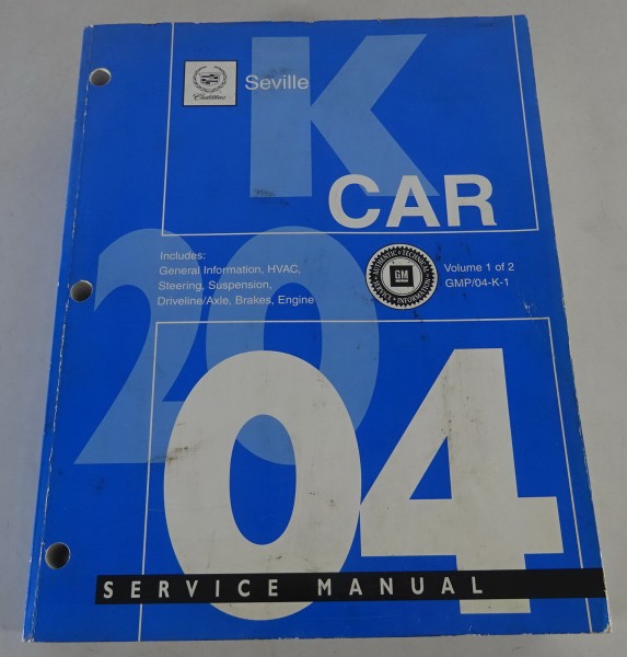 Workshop Manual / Repair Manual Cadillac Seville Stand 09/2003