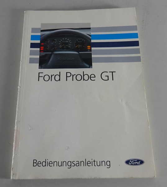 Betriebsanleitung / Handbuch Ford Probe GT Stand 07/1991