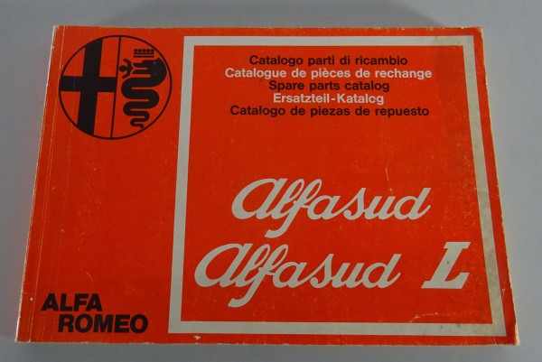 Teilekatalog / Ersatzteilliste Alfa Romeo Alfasud / Alfasud L Stand 01/1976