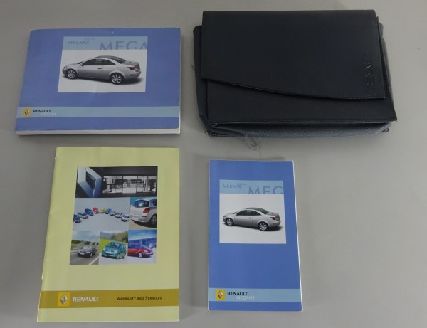 Owner's Manual / Handbook + Wallet Renault Megane from 10/2005