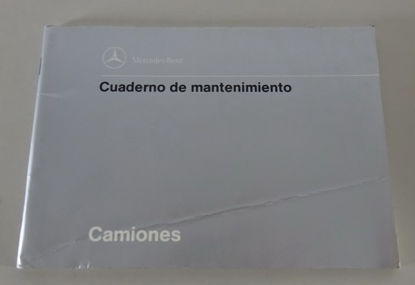 Libro de servicios Mercedes Benz Camiones 709 - 4850 de 09/1993