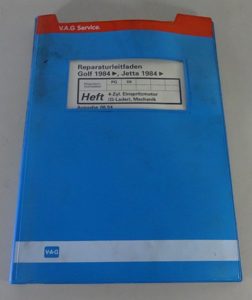 Werkstatthandbuch VW Golf 2 / II + Jetta 4-Zyl. Einspritzmotor G-Lader ab 1984