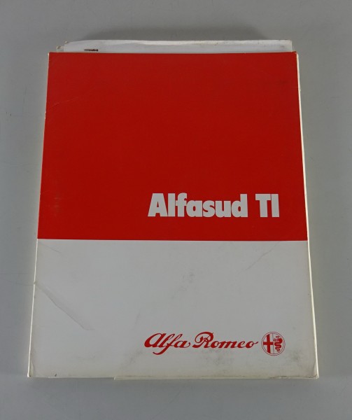 Pressemappe Alfa Romeo Alfasud TI Stand 04/1980