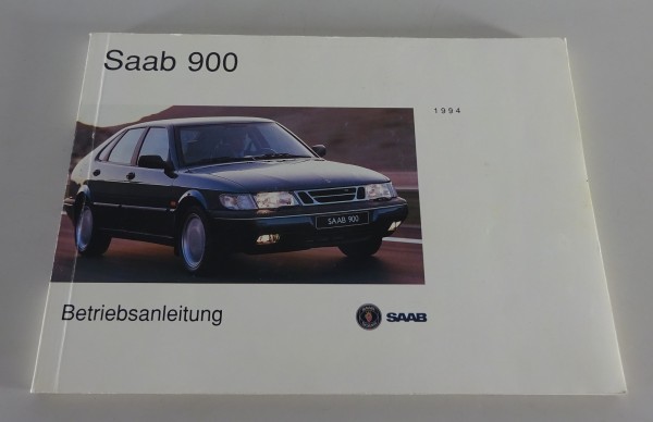 Betriebsanleitung / Handbuch Saab 900 II Stand 1994