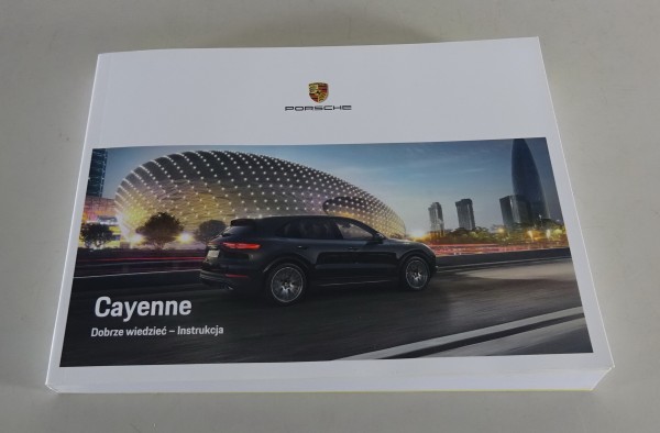 Instrukcja obslugi / Instrukcja Porsche Cayenne Rok produkcji 2017 - 2023