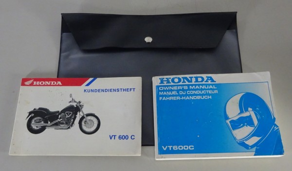 Bordmappe + Betriebsanleitung / Handbuch Honda Shadow VT 600 C Stand 1997