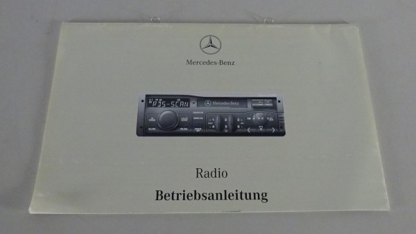 Betriebsanleitung / Handbuch Mercedes Benz Radio Sound 8000